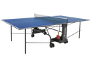 Tavolo da Pin Pong con Piano Blu e Ruote per Interno Garlando Advance Indoor