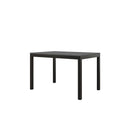 Tavolo Allungabile 120x80 cm in MDF e Acciaio Moster Antracite Grigio