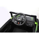 Macchina Elettrica per Bambini Buggy Adventure 2 Motori da 25W con Telecomando Luci e Suoni Verde  