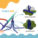 Altalena a Bilico per Bambini 3-8 Anni con Rotazione a 360° 192x60x60 cm in Acciaio e PP Multicolore