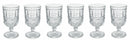 Set 6 Calici Ø8x14 cm in Vetro Villa d'Este Home Tivoli Nobilis Trasparenti