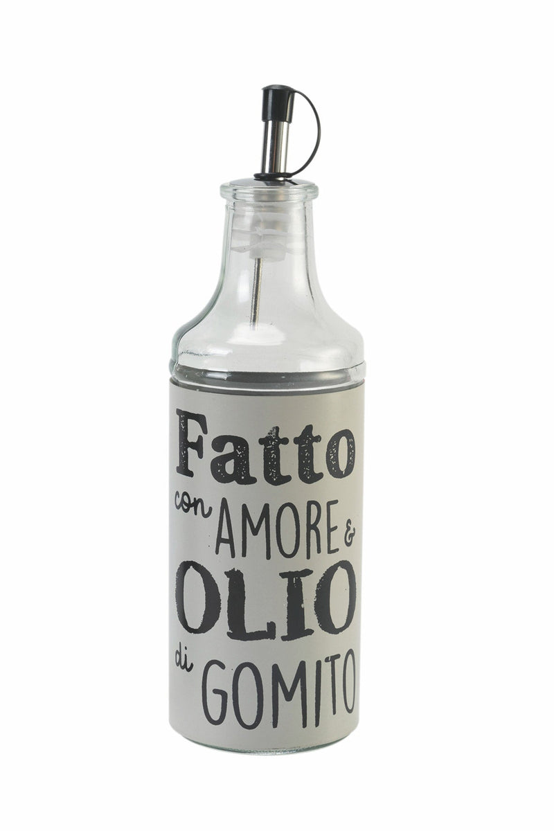 Menage 5 Pezzi in Vetro con Stand in Metallo VdE Tivoli 1996