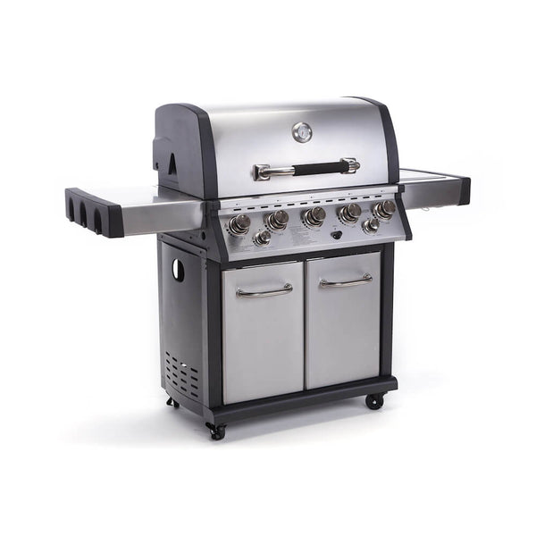 Gasgrill mit 5 Brennern, Thermometer, Seitenkocher und Infrarot Taddei Hancook 5F prezzo