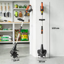 Motocoltivatore da Giardino 18V Larghezza 20 cm Profondità 18 cm Batteria e Caricabatterie Esclusi      