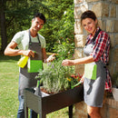 Fioriera Orto Urbano da Giardino in Metallo 81,5x41xH81cm Rama Standy Antracite