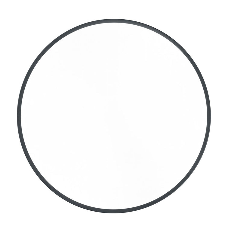 Plafoniera da Interno a LED in Metallo Nero Opaco