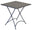Quadratischer klappbarer Gartentisch 70x70 cm in Vorghini Orta Anthrazit Eisen