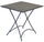 Quadratischer klappbarer Gartentisch 70x70 cm in Vorghini Orta Anthrazit Eisen