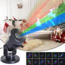 Proiettore Giardino per Natale e Halloween LED Rosso Verde Blu Bianco 