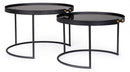Set 2 Tavolini Rotondi Zeina