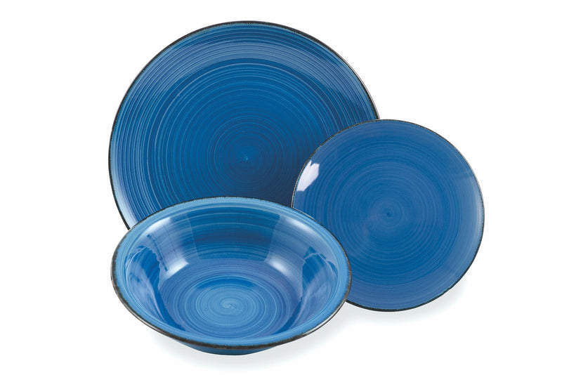 Servizio Piatti 18 Pezzi in Hard Dolomite Multicolor Villa d'Este Home Tivoli Baita Acqua