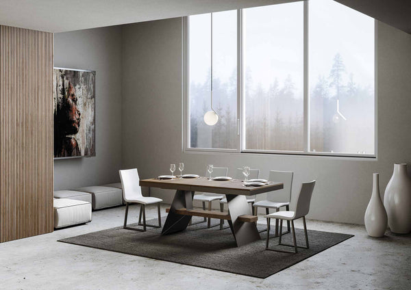 prezzo Tavolo Allungabile 160-264x90x77 cm Baita Evolution Noce