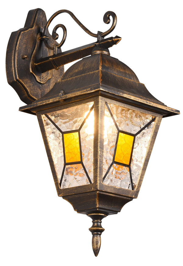 sconto Applique da Esterno Attacco E27 in Alluminio Ruggine