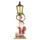 Straßenlaterne aus Holz mit Weihnachtsmann 45cm mit LED-Licht