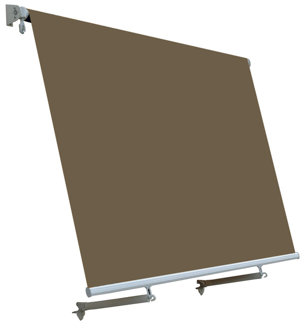 sconto Fallmarkise mit Armen 245 x 300 cm Braun