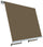 Fallmarkise mit Armen 245 x 300 cm Braun