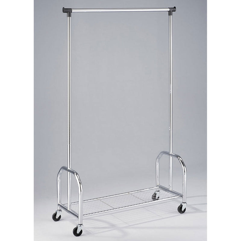 Stender Porta Abiti in Acciaio con Ruote 108x45x180cm Fumer Titan