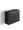 Pattumiera a Muro a 3 Scomparti Totale 60 L 76x28x56 cm con Contenitori Interni in Acciaio Verniciato Nero