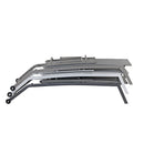 Lettino Prendisole da Giardino 194x63xH31 cm con ruote Oasi bianco