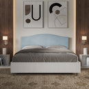 Letto Matrimoniale Grace Azzurro Varie Misure