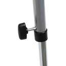 Tavolino Professional 80x60x50/69 h cm in Acciaio Bianco