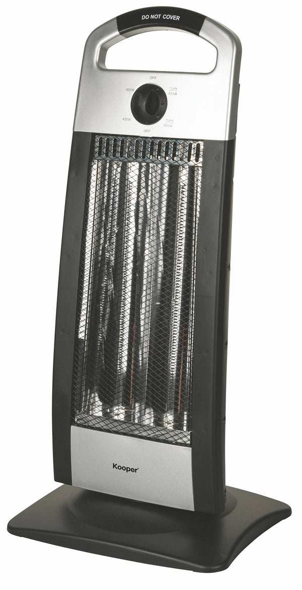 Elektroherd 2 Elemente 30x23x62 cm 900W Kooper Schwarz und Grau sconto