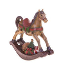 Statuina Cavallo a Dondolo 32,5 cm in Resina