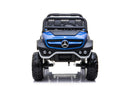 Macchina Elettrica per Bambini 12V con Licenza Mercedes Unimog Blu 