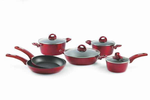 Soriani Seville Plus 10-teiliges Antihaft-Kochgeschirr-Set aus Aluminium online