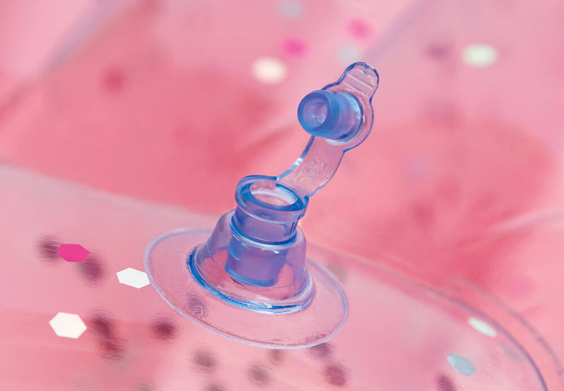 Materassino Gonfiabile Conchiglia Glitter 178x165x24 cm Intex 57257EU/EP