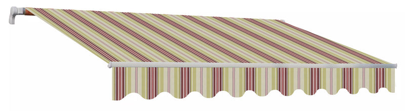 Tenda da Sole Barra Quadra Tessuto in Acrilico Masi Riga Bordeaux Varie Misure