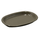 Piatto Ovale 36x25xh4 cm in Gres Porcellanato Romeo Tortora