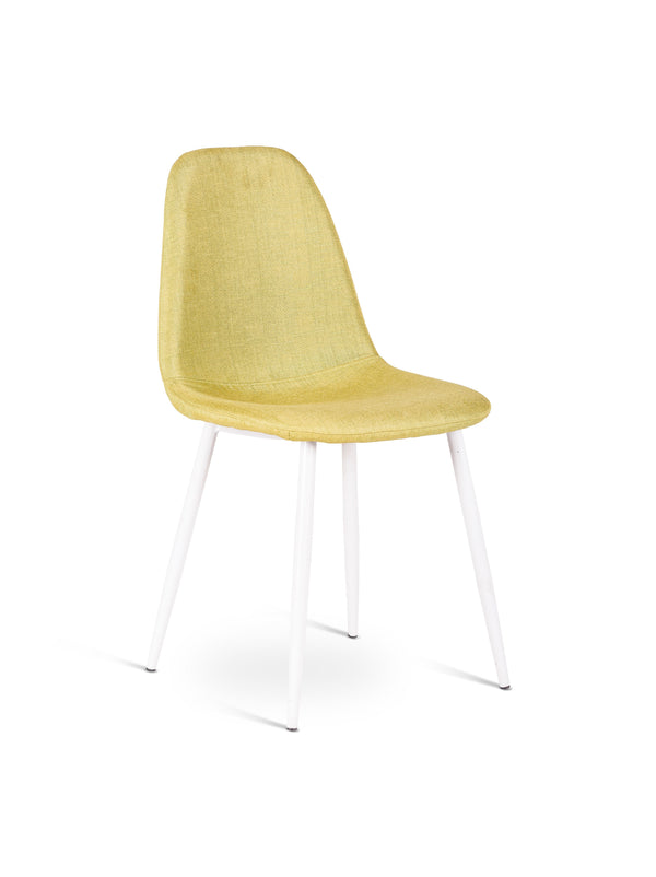 Stuhl aus gelbem Annalisa-Stoff online