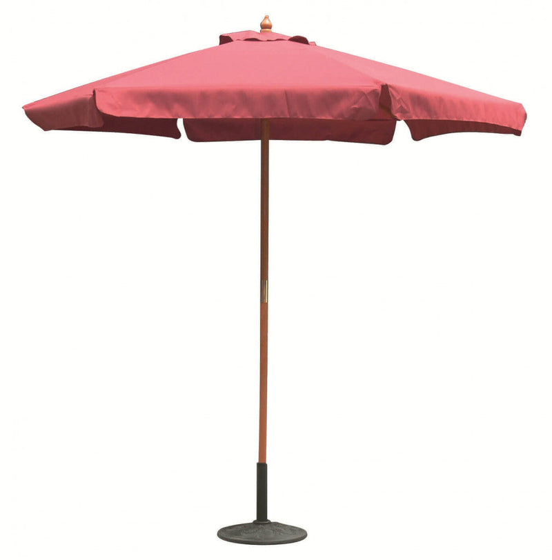 Ombrellone da Giardino 3x4 m Palo Ø48 mm Fantasy in Legno Rosso