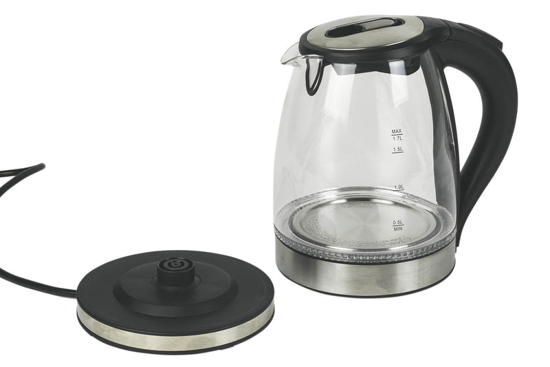Bollitore Elettrico in Vetro 1800W 1,7 Litri Kooper Boiled