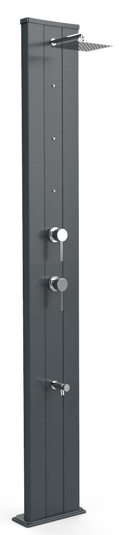 sconto Doccia da Giardino Miscelatore Nebulizzatore e Lavapiedi Arkema Dada S Grigio Antracite