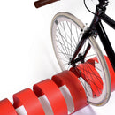 Rastelliera Portabici 5 Posti in Ferro 90x30x23 cm Belfer Bike Rack 42/PB Tortora