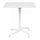 Vega Tisch 70x70x73 h cm aus weißem Stahl
