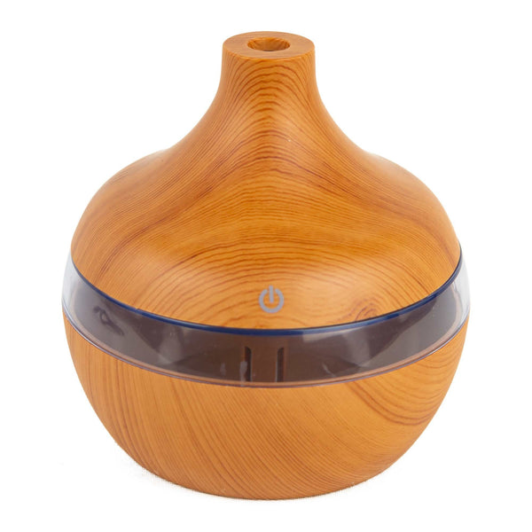 Mini Aroma Diffuser Vaporizer LED 110x110x115mm 2W USB Hellbraun sconto