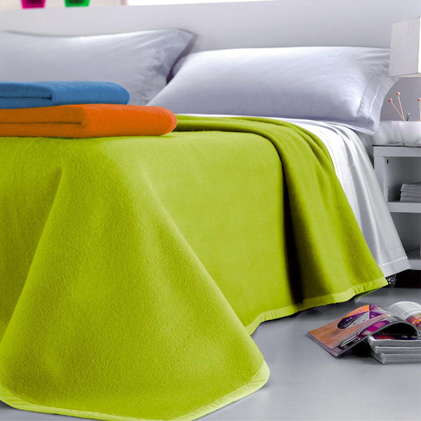 Decke aus Wollmischung 350gr Cober Jenny Green sconto