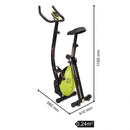 Cyclette Pieghevole Magnetica 100Kg Max 8 Livelli Accesso Basso Everfit BFK-Easy Slim Multifit