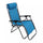 Zero Gravity Reclining Folding Liegestuhl 88 x 65 x 110 h cm in blauem Textilene
