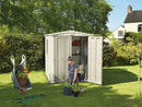 Casetta da Giardino Porta Attrezzi 178x195,5x208 cmin Resina Keter Factor 6x6 Beige