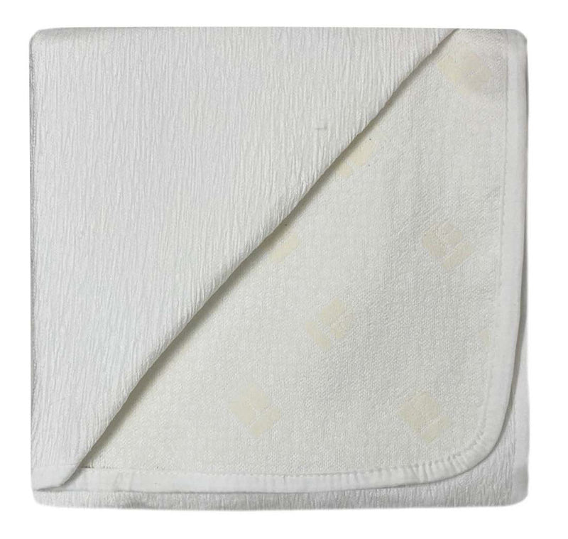 Copridivano con Penisola Sinistra in Poliestere e Cotone Bianco Varie Misure