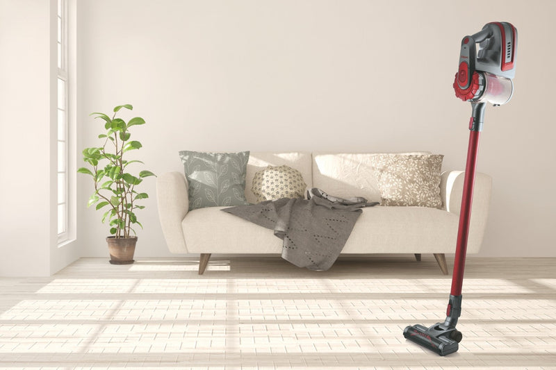 Aspirapolvere Ciclonico a Batteria Ricaricabile 150W Kooper Dixon Rosso