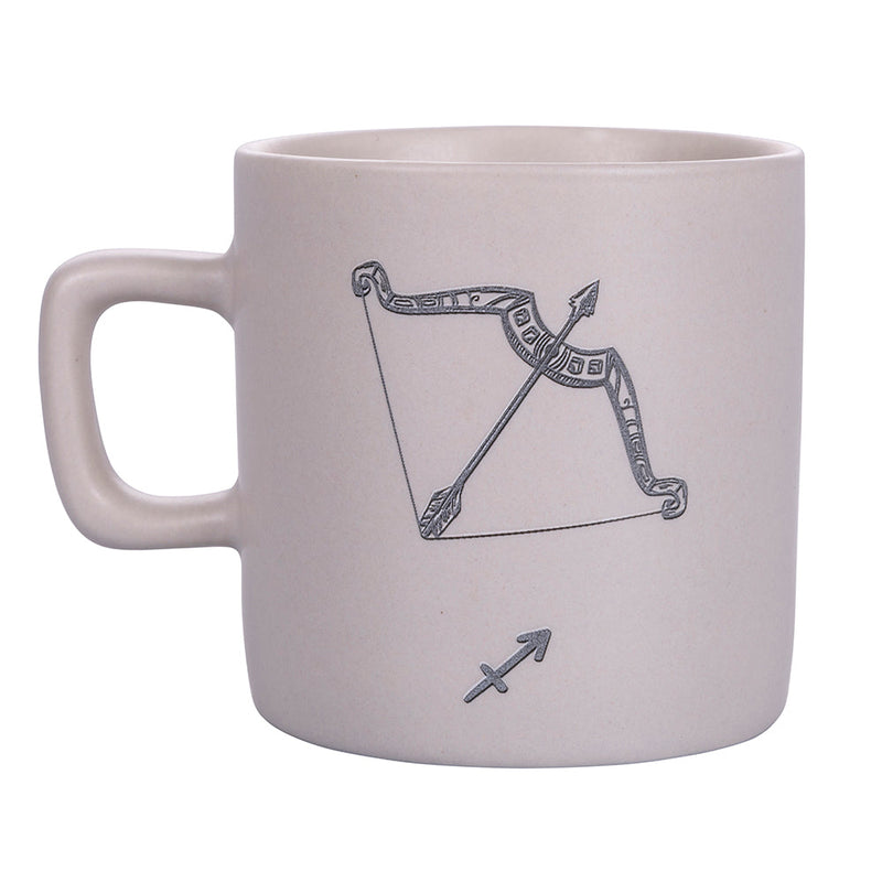 Tazzina Caffè Zodiaco "sagittario" Ø6x6,5 cm in Bone China VdE Tivoli 1996 Beige