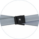 Gazebo da Giardino Pieghevole 3x4,5m in Alluminio e Tessuto Bianco