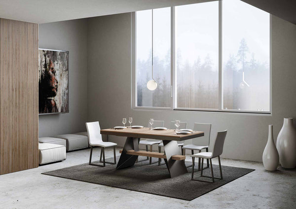Tavolo Allungabile 160-420x90x77 cm Baita Evolution Quercia Naturale online