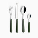 Servizio Set di Posate 24 pezzi in Acciaio Inox Eme Brio Verde 23