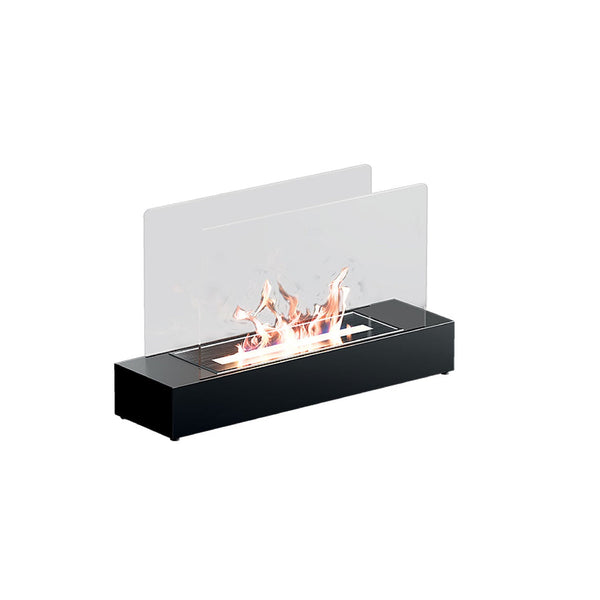 sconto Camino a Bioetanolo da Tavolo 60x20x35 cm 2000W 1,5L Mantova Nero